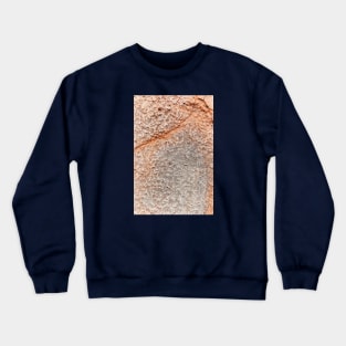 Orange Seaside Rock Erosion Crewneck Sweatshirt